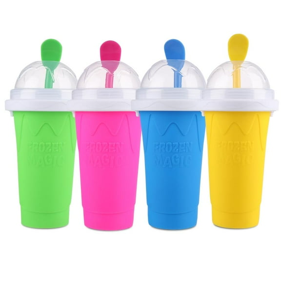 1st Frozen Magic Squeeze Cup Slushy Maker Cup Blue