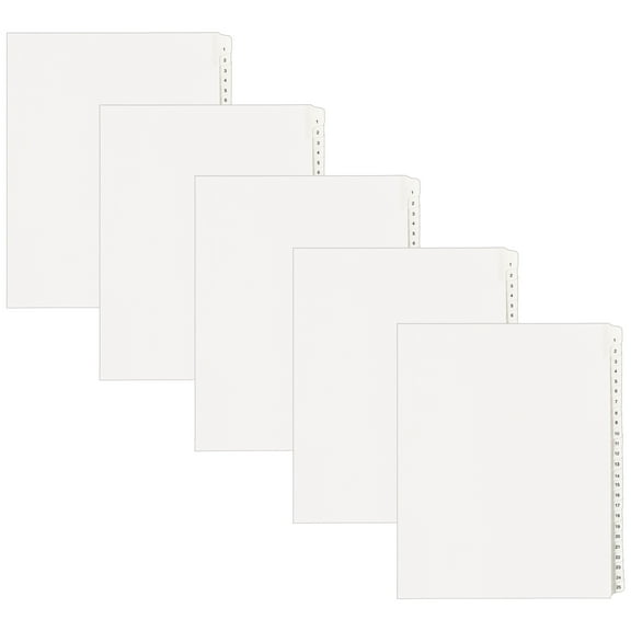 Avery 1-25 Legal Dividers, 25-Tab Sets, 5 Sets (24761)