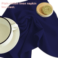 thumbnail image 3 of Turkish Cotton Napkins Soft and Comfortable Durable Linen Napkins | Reusable dinner napkin, 3 of 5
