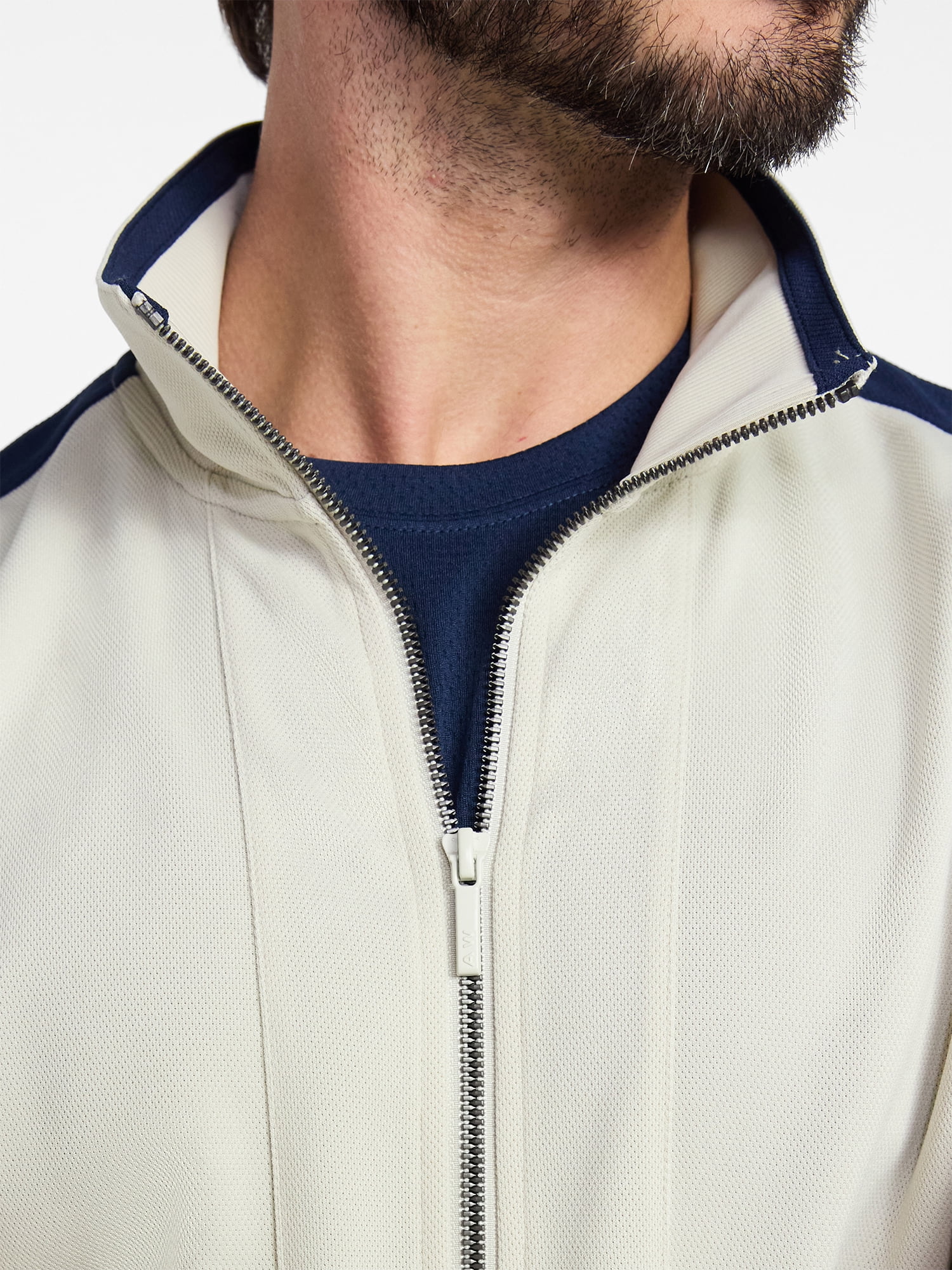 Athletic Works Men's and Big Men's Tricot Track Jacket, Sizes S-3XLT