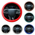 thumbnail image 5 of Auto Car Silicone Steering Wheel Cover Non-Slip Thin Grip Grey For 13"-16.5"inch, 5 of 5