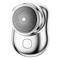 thumbnail image 1 of Afeitadora eléctrica portátil Mini Shave, nueva actualización de mini afeitadoras eléctricas para hombres, afeitadora recargable fácil de usar con un solo botón para el hogar, viajes en coch, 1 of 5
