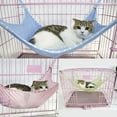 thumbnail image 2 of Ruanlalo Summer Breathable Mesh Cloth Hammock Cage Clasp Hanging Bed for Pet Cat Animal Green L, 2 of 6