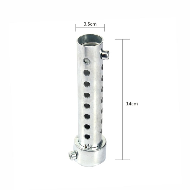 Tubo De Escape Universal Plateado Para Motocicleta, Silenciador DB Killer, Inserto Deflector