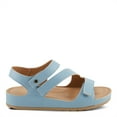 thumbnail image 2 of Patrizia Women's AREZA Asymmetrical Slingback Flat Sandals Denim Blue EU 39 / US 8.5, 2 of 5