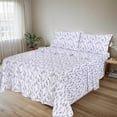 thumbnail image 2 of Flannel Sheets King Size - 100% Cotton Brushed King Size Sheets Set - Deep Pockets 16 Inches Bed Sheets - All Seasons Breathable & Extra Soft - Warm & Cozy, 4 Piece, Dry Winter, 2 of 7