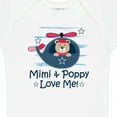 thumbnail image 4 of Inktastic Mimi and Poppy Love Me Grandchild Boys Baby Bodysuit, 4 of 5