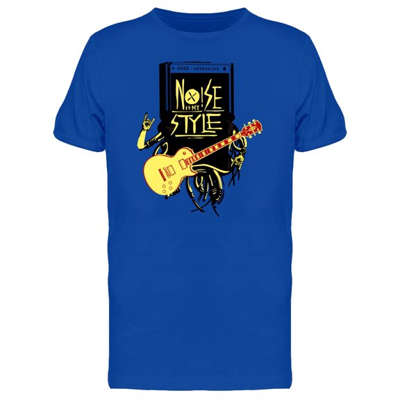 Guitar Music Poster T-Shirt Men -Image by Shutterstock, Male 3X-Large