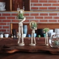 thumbnail image 5 of BELUPAI Air Plant Holder Wooden Jointed Mannequin Plant Stand Gardening Movable Joints Wooden Decorate Stent Mannequin, 5 of 16