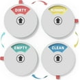 thumbnail image 1 of Aimant pour Lave-Vaisselle Clean Dirty, Aimant Clean Dirty Running Empty pour Lave-Vaisselle, Aimant pour Lave-Vaisselle Dirty Clean avec Colle Double Face (Argent), 1 of 7
