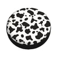 thumbnail image 3 of Multi-Size Car Tire Dust Cover Sunscreen, Corrosion, Dust And Water Keep Spare Tires Clean Simple Cow Print Pattern, Vector Art Style_3 16 Inch, 3 of 8