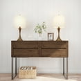 thumbnail image 4 of Lavish Home Set of 2 Table Lamps with Energy-Efficient LED Bulbs (Bronze), 4 of 6