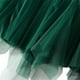 thumbnail image 4 of Falda de malla con volantes y cintura alta para mujer - Longitud media, plisada, corte A, elástica, para primavera/verano, 4 of 4