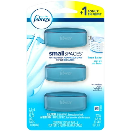 Febreze Small Spaces Linen & Sky Air Freshener Refills 0.54 fl. oz ... Febreze Small Spaces Linen & Sky Air Freshener Refills 0.54 fl. oz ...