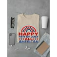 thumbnail image 3 of Happy 4Th Of July! America T-Shirt Men -Image by Shutterstock, Male Small, 3 of 4