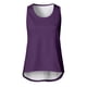 thumbnail image 4 of Camiseta deportiva Prolriy para mujer, sin mangas, transpirable, con cuello redondo, para entrenamiento en gimnasio, para yoga, color morado, XXL, 4 of 5
