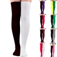 thumbnail image 2 of FAIWAD Women's Over Knee High Socks Slim Stretchy Thigh High Socks Stockings for Dresses Girls Colored Footed Tights, 2 of 2