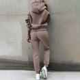thumbnail image 3 of Womens Sweat Suits 2 Piece Hoodie Sweatshirt Jogger Pants Lounge Sets Winter Clothing Fashion Clothing, 3 of 5