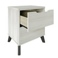 thumbnail image 5 of Castle Place Modern 2-Drawers Wooden Nightstand, Light Grey, 5 of 8