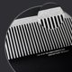 thumbnail image 4 of 304 Stainless Steel Anti-Static Wood Texture Hair Comb - Fine Cut Wide Teeth for Men & Women, 4 of 4