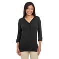 thumbnail image 1 of Devon & Jones Ladies' Perfect Fitâ„¢ Y-Placket Convertible Sleeve Knit Top, 1 of 3