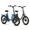 Blue + Black, variant on 20" Fat Tire Folding Electric Bikes for Adults 2-Pack, 1000W Peak 70Miles Max Range 20mph Top Speed Foldable Ebike Step-Thru E-Mountain Bike with 36V 13.5AH Battery, 7 Speed, UL2849 Compliant