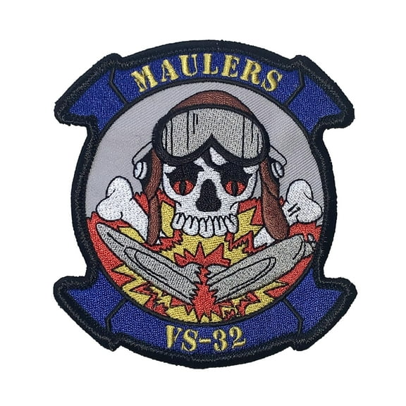 VS-32 Maulers Squadron Patch – Plastic Backing