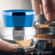 thumbnail image 3 of Distribuidor  inoxidable Tamper nivelador Azul Gloria distribuidor de cafe, 3 of 8