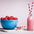 thumbnail image 6 of Genreeen Paper Straws Disposable - 200 Pack - Durable & Non-Soggy Striped Paper Straws for Drinking in 10 Colors - 100% Biodegradable & Eco-Friendly for Parties, Events, Crafts & Everyday Use, 6 of 8