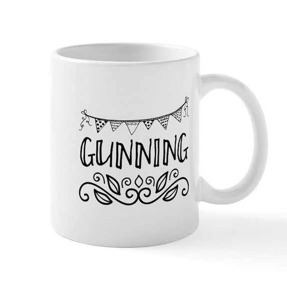 CafePress - Gunning Mugs - 11 oz Ceramic Mug - Novelty Coffee Tea Cup