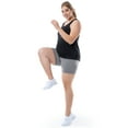 thumbnail image 3 of Athletic Works Women's Plus Size Core Active Dri-Works Bike Shorts, 3 of 7