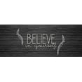 thumbnail image 2 of Kimberly, Allen 14x8 Gold Ornate Wood Framed with Double Matting Museum Art Print Titled - Believe in Yourself, 2 of 4