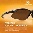 thumbnail image 4 of Gafas de seguridad KLEENGUARD V30 Nemesis Smoke Lenses (paquete de 12), 4 of 9