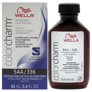 Wella Color Charm Permanent Liquid Haircolor - 336 5AA Light Drab Brown 1.4 oz Hair Color