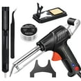 thumbnail image 2 of Soldering Gun Kit,110V With Light Multifunctional Semi-automatic Soldering Guns 60W Soldering Iron Set, Soldering Iron Kit for Electronics Welding Repair (Black), 2 of 6