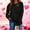 Black, variant on Avrnliq Womens Black Valentine Sweater | Cute Heart Pattern Fleece Top for Her, Couples Matching Valentine's Day Gift, Comfy Womens Sweatshirt,Size XL