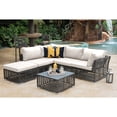 thumbnail image 2 of Panama Jack Graphite 6 Pc Sectional With Cushions PJO-1601-GRY-6SEC-GL, 2 of 3