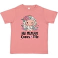 thumbnail image 3 of Inktastic My Memaw Loves Me Granddaughter Angel Girls Toddler T-Shirt, 3 of 5