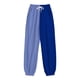 thumbnail image 5 of Gibobby pantalones afelpados para mujer Pantalones de chándal con bolsillo para mujer, estampado, cómodos, de cintura alta, para entrenamiento, salón atlético, informales, para correr (Azul, M), 5 of 5