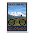 thumbnail image 2 of Colorado, Enjoy the Ride, Mountain Bike, Lantern Press, Premium Playing Cards, 52 Card Deck with Jokers, USA Made, 2 of 4