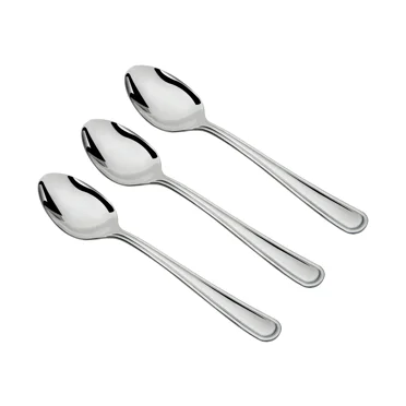 Towle Beaded Antique 18/10 Stainless Steel Iced Beverage Spoon – Set Of 4