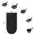 thumbnail image 4 of EEEkit 4pcs Hot Handle Covers, Heat Resistant Pot Handle Holder Sleeves for Cast Iron Skillets, Black, 4 of 5