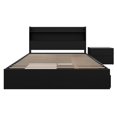 thumbnail image 2 of Nexera Harper Ensemble de Chambre de Rangement Réversible 3 Pcs, Noir, Grand Lit, 2 of 6
