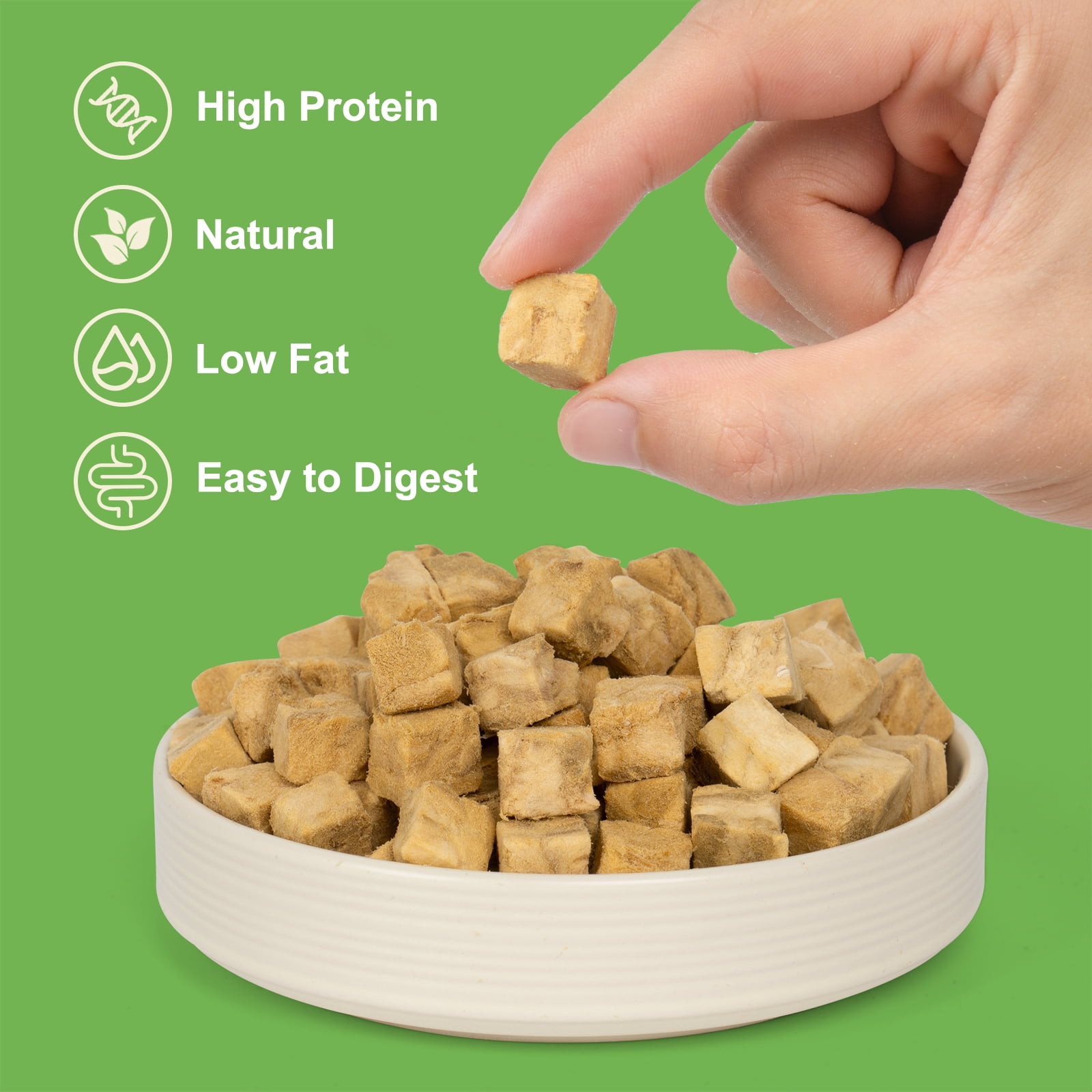 MON2SUN Salmon Freeze Dried Dog Treats, 10.6 oz