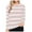 r-73Light Pink21, variant on Women T-Shirts Long Sleeve Casual Fashion Wide Stripe Print Slightly Elastic Round Neck Top Women T Shirts Loose Fit,Black