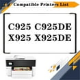 thumbnail image 2 of C925de C925H2KG C925H2CG C925H2MG C925H2YG Toner Cartridge, Compatible for Lexmark C925 C925DE X925 X925DE Printer —— High Print Volume with Chip, 2 of 7