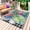 Gray, variant on Tropical Plant Outdoor Rug for Patio/Deck/Porch, Non-Slip Large Area Rug 5 x 7 Ft, Summer Watercolor Botanical Palm Leaves Indoor Outdoor Rugs Washable Area Rugs, Reversible Camping Rug Carpet Runner