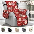 thumbnail image 4 of Yuyamidu Santa Claus Stretch Recliner Chair Cover Waterproof Recliner Chair Protector with Elastic Edge Easy to Install Single-Seater Sofa Slipcovers Gift for Holiday, 4 of 7
