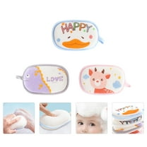 PBPBOX 3Pcs Baby Girl Bath Scrubber Sponge for Infants Body Cleaning Use