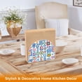 thumbnail image 6 of Yayeee Napkin Holder for Table Set of 2 Kitchen Paper Tissue Organization, Blue Retro Pattern, 6 of 8